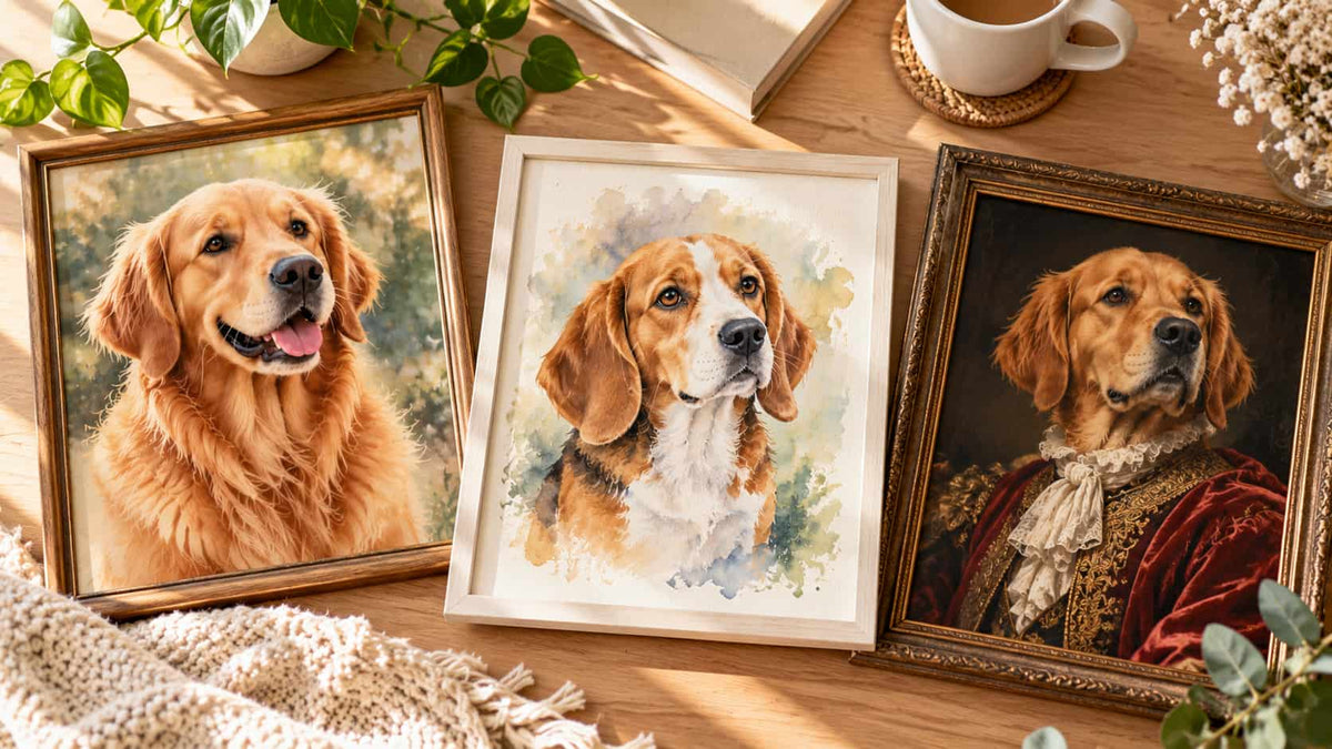 Dog Paintings: A Complete Guide to Custom Dog Portrait Styles