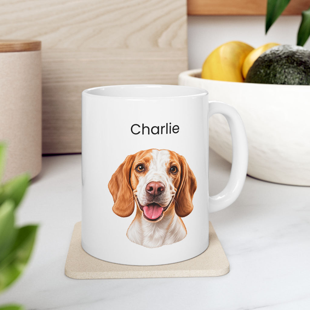 Custom Dog Mug | Personalised Ceramic Pet Mug – Fur Painting